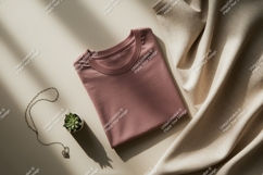 Rose t shirt fabric necklace plant tshirt Product Image 1