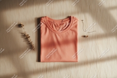 Coral shirt necklace dried plant image Product Image 1