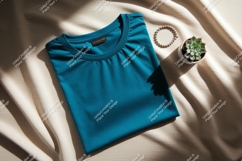Teal shirt bracelet succulent plant image Product Image 1