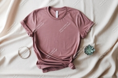 Rose pink t shirt mockup image Product Image 1