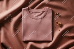 Rose gold t shirt and necklace image Product Image 1