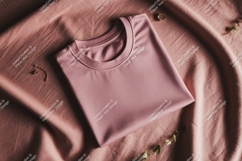 Pink t shirt jewelry eucalyptus mockup Product Image 1
