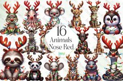 Animals Nose Red Sublimation Clipart Product Image 1
