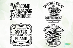 Halloween Vintage Sign SVG Product Image 1