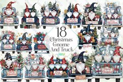 Christmas Gnome And Truck Sublimation Product Image 1
