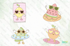 Retro Summer Pool Party SVG PNG Clipart Product Image 1