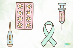 Flower Nurse Life SVG Clipart Product Image 1