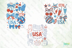 Coquette Bow 4th Of July Svg Product Image 1
