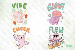 Whimsical Animal Vibes SVG Sublimation Product Image 1