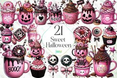 Sweet Halloween Sublimation Clipart Product Image 1