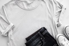 White tshirt and jeans mockup Product Image 1