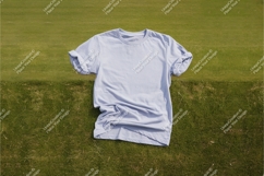 Tshirt on grass mockup Product Image 1