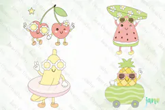 Retro Summer Pool Party SVG PNG Clipart Product Image 1