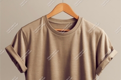 Tshirt on hanger clothing apparel mockup Product Image 1