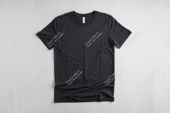 Black tshirt isolated mockup Product Image 1
