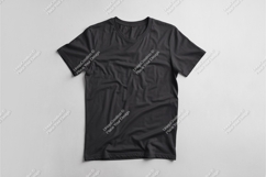 Black tshirt isolated mockup Product Image 1