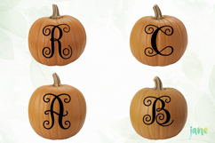 Pumpkin Letter Decals Sublimation Product Image 1