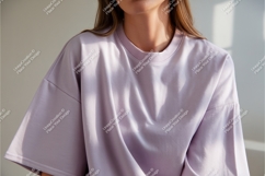 Oversized tshirt on backdrop mockup Product Image 1