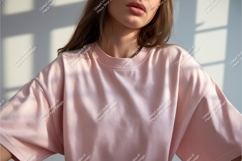Pink tshirt mockup Product Image 1