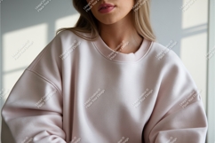 Close up of sweatshirt mockup Product Image 1
