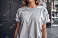 Close up of tshirt mockup Product Image 1