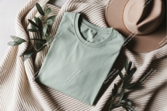 Folded green shirt mockup Product Image 1