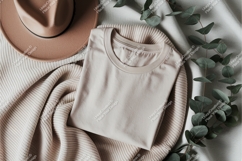 Beige shirt with hat mockup Product Image 1