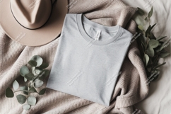 Folded shirt with hat mockup Product Image 1