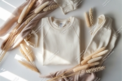 Sweatshirt with pampas grass mockup Product Image 1