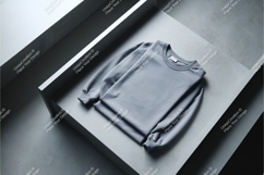 Gray sweatshirt on display mockup Product Image 1