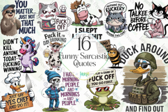 Funny Sarcastic Quotes Sublimation Product Image 1
