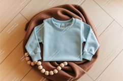 Light blue sweatshirt mockup Product Image 1