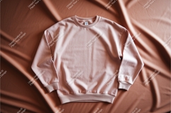 Pink sweatshirt clothing mockup Product Image 1