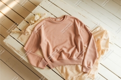 Pink long sleeve shirt mockup Product Image 1