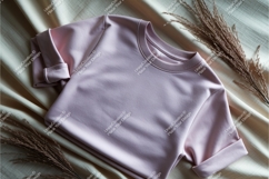 Pink long sleeve shirt mockup Product Image 1