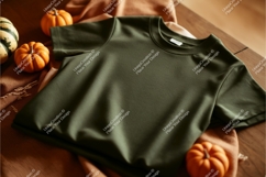 Green tshirt apparel mockup Product Image 1