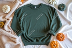 Green sweatshirt apparel mockup Product Image 1