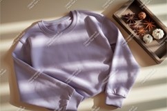 Lavender sweatshirt apparel mockup Product Image 1