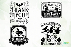 Halloween Vintage Sign SVG Product Image 1
