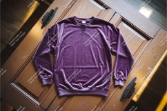 Purple velvet sweatshirt mockup Product Image 1