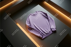 Purple sweatshirt mockup Product Image 1