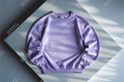 Purple sweatshirt mockup Product Image 1