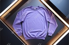 Purple sweatshirt mockup Product Image 1