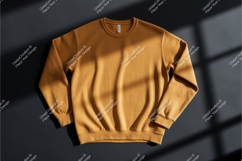 Yellow sweatshirt mockup Product Image 1