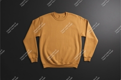 Brown sweatshirt apparel mockup Product Image 1