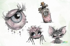 Whimsical Halloween Clipart Sublimation Product Image 1