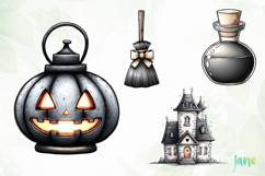 Cute Halloween Animals Clipart Product Image 1