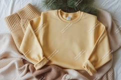 Sweatshirt on blankets mockup Product Image 1