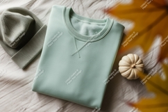 Mint sweatshirt mockup Product Image 1