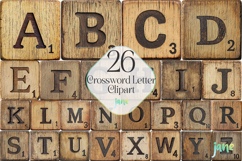 Crossword Letter Sublimation Bundle Product Image 1